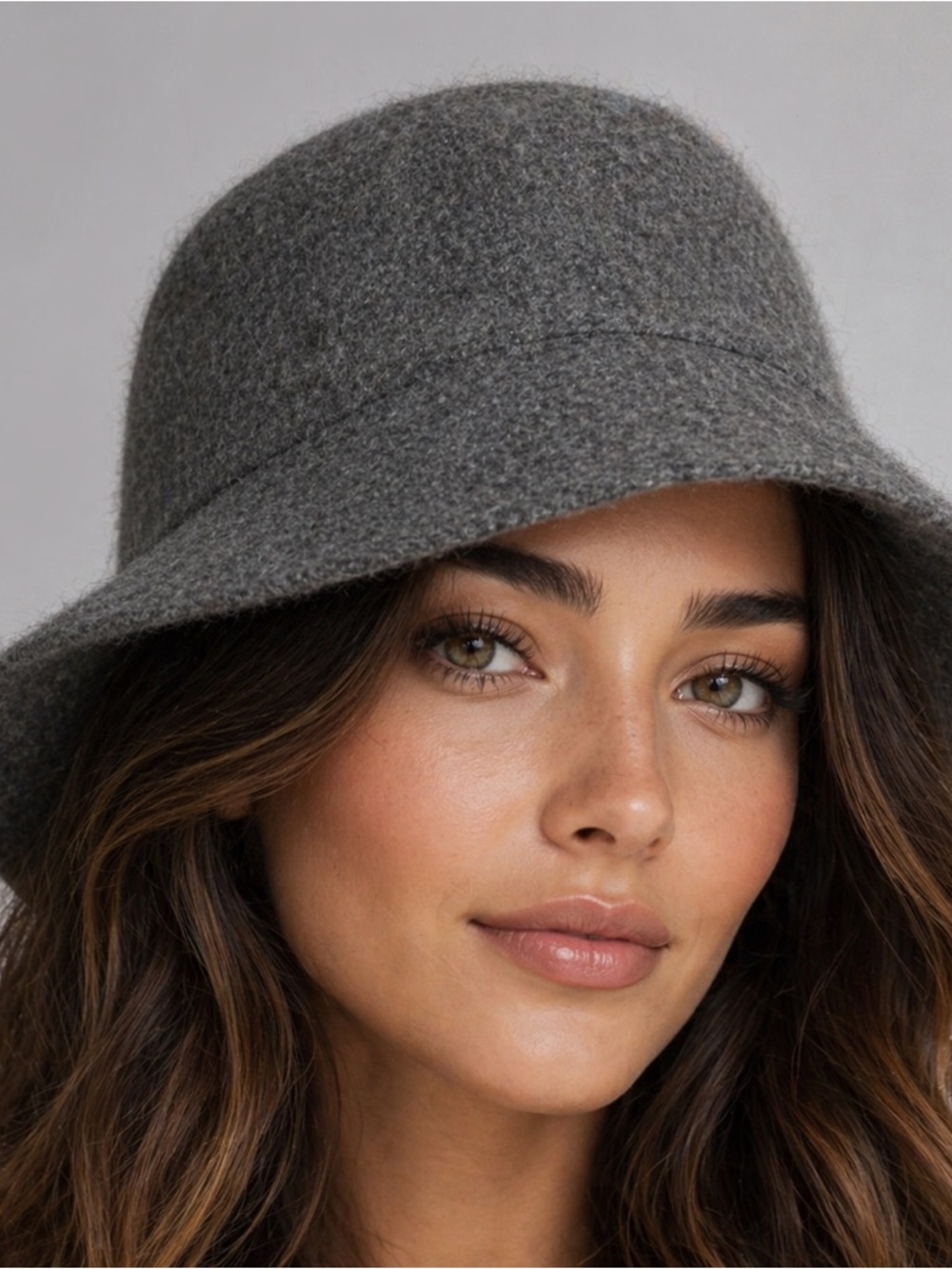 🛍️Elegant Charcoal Floppy Bucket Hat